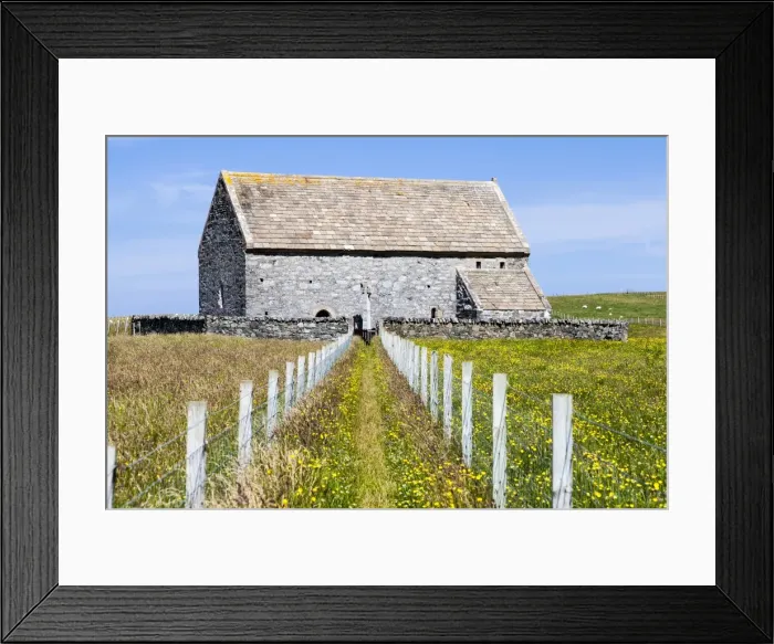 Framed Print : The ancient church of St Moluag in Lewis, Scotland Framed Print : The ancient church of St Moluag in Lewis, Scotland
