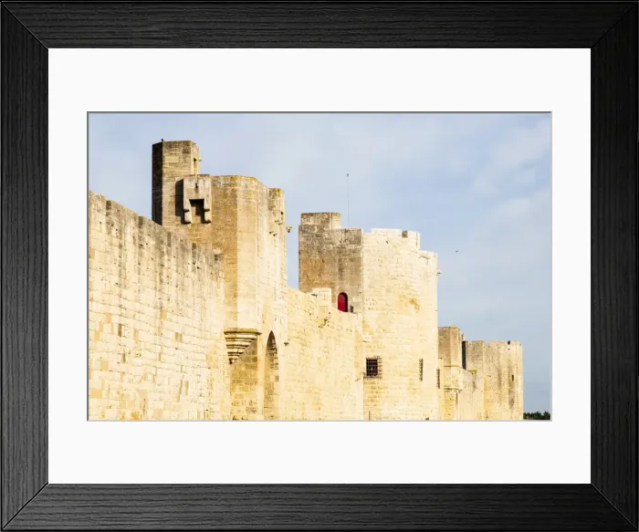 Framed Print : The city walls at Aiges Morts in France Framed Print : The city walls at Aiges Morts in France