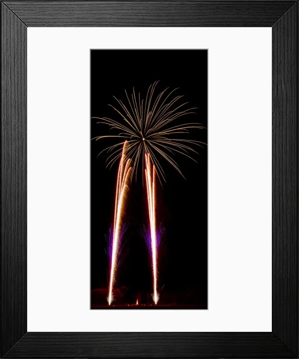 Framed Print : Fireworks at Oban in Scotland