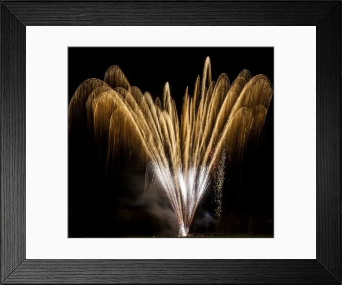 Framed Print : Fireworks at Oban in Scotland