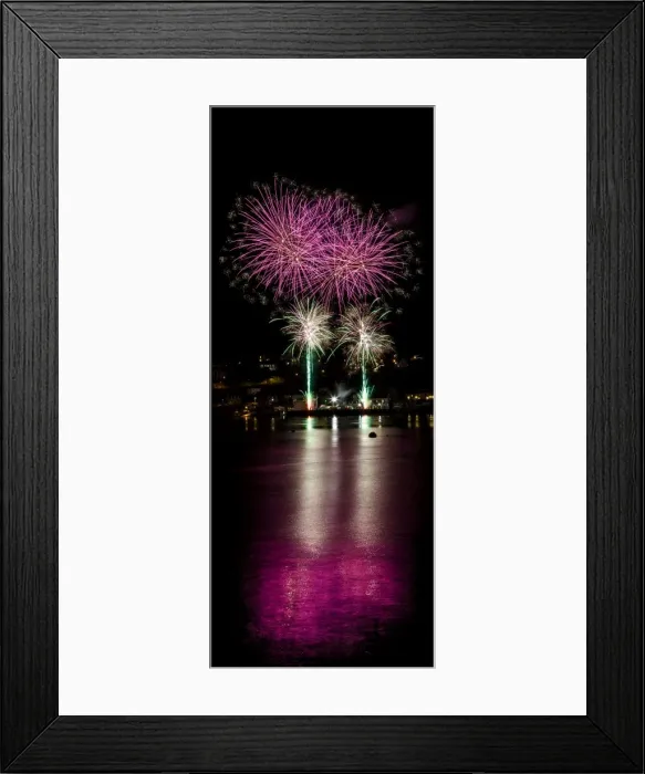 Framed Print : Fireworks at Oban in Scotland