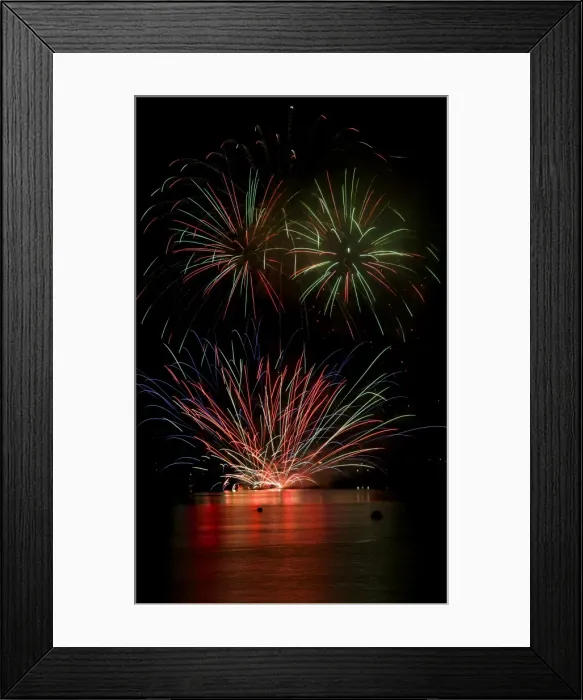 Framed Print : Fireworks at Oban in Scotland