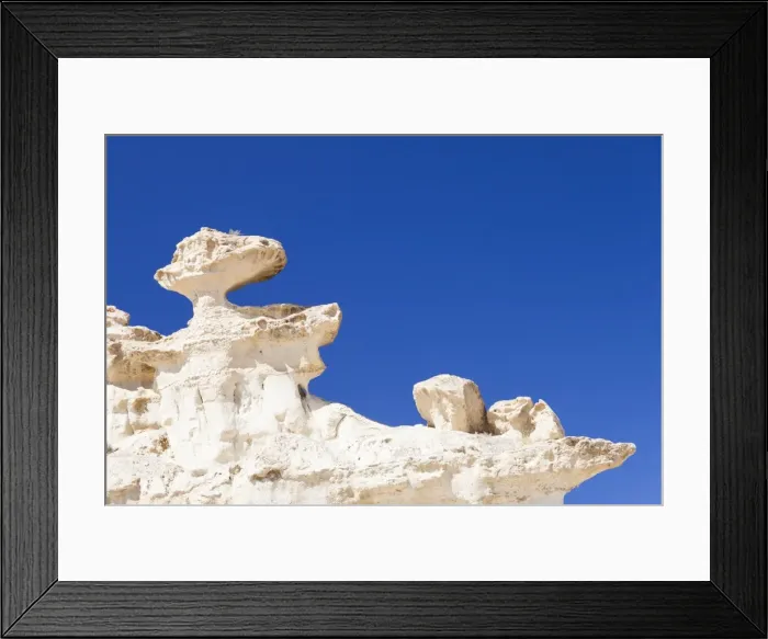Framed Print : The Erosiones de Bolnuevo at Bolnuevo, Spain