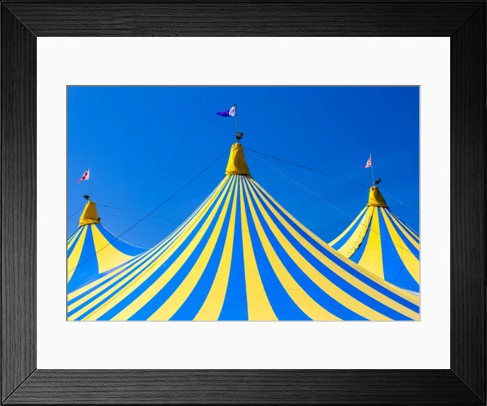 Framed Print : A marquee at the 2015 Hebcelt Festival in Stornoway, Scotland