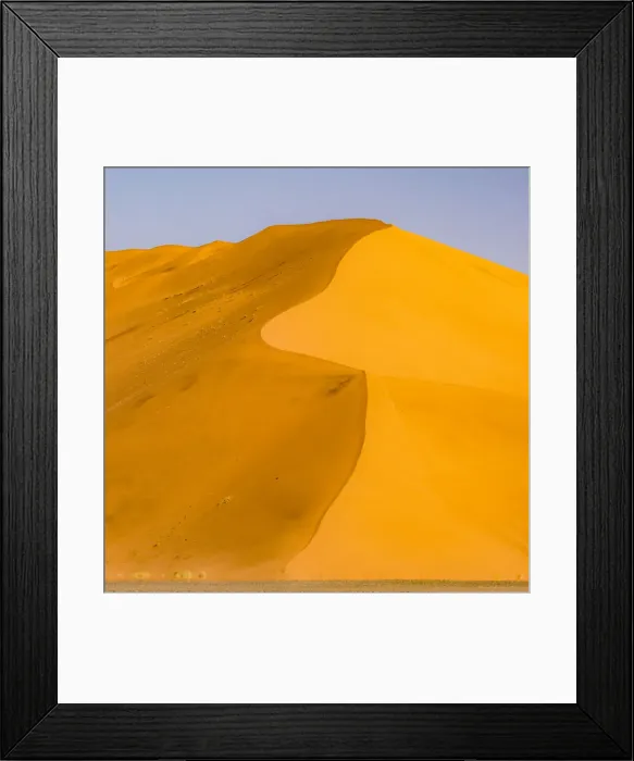 Framed Print : A tall dune in the Namib Naukluft Park in Namibia