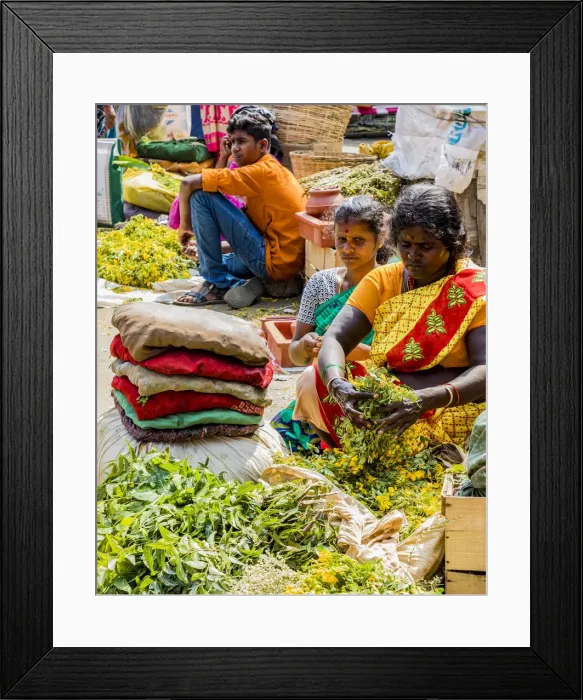 Framed Print : A market at Coimbatore in Tamil Nadu, India Framed Print : A market at Coimbatore in Tamil Nadu, India
