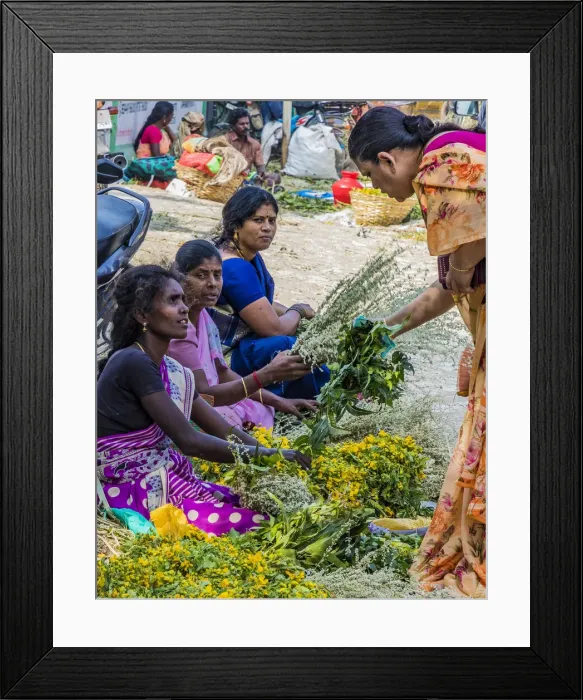 Framed Print : A market at Coimbatore in Tamil Nadu, India Framed Print : A market at Coimbatore in Tamil Nadu, India
