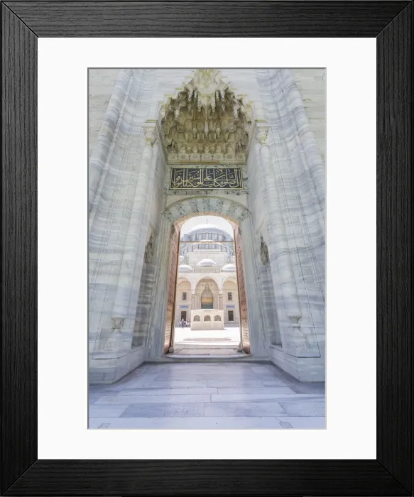 Framed Print : Süleymaniye Mosque in Istanbul, Turkey Framed Print : Süleymaniye Mosque in Istanbul, Turkey