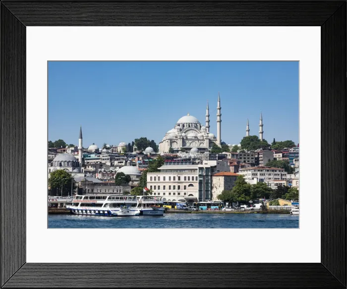 Framed Print : Süleymaniye Mosque in Istanbul, Turkey Framed Print : Süleymaniye Mosque in Istanbul, Turkey