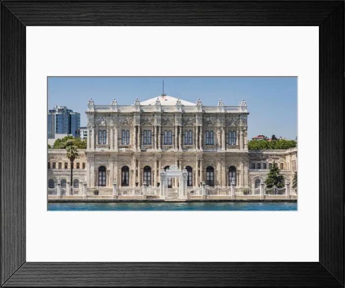 Framed Print : The Dolmabahce Palace in Istanbul, Turkey Framed Print : The Dolmabahce Palace in Istanbul, Turkey