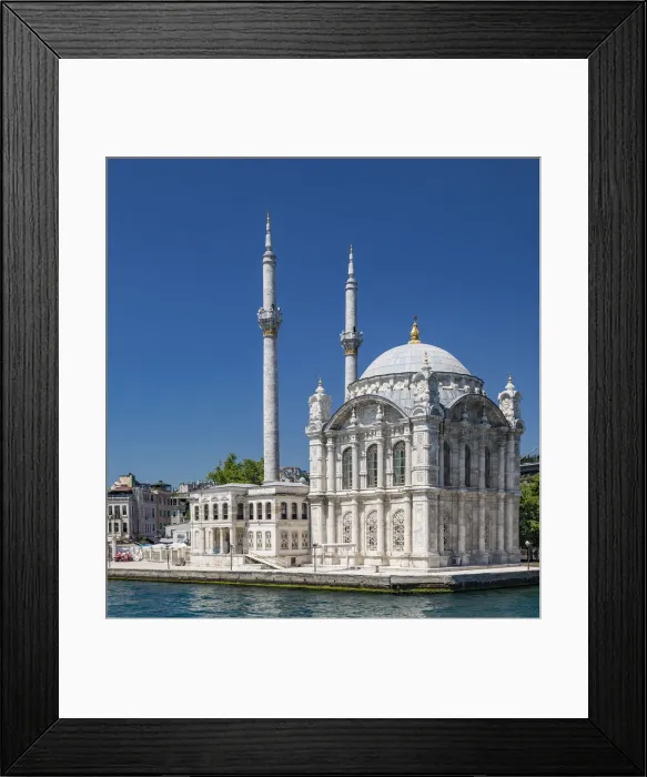 Framed Print : The Mecidiye Mosque in Istanbul, Turkey