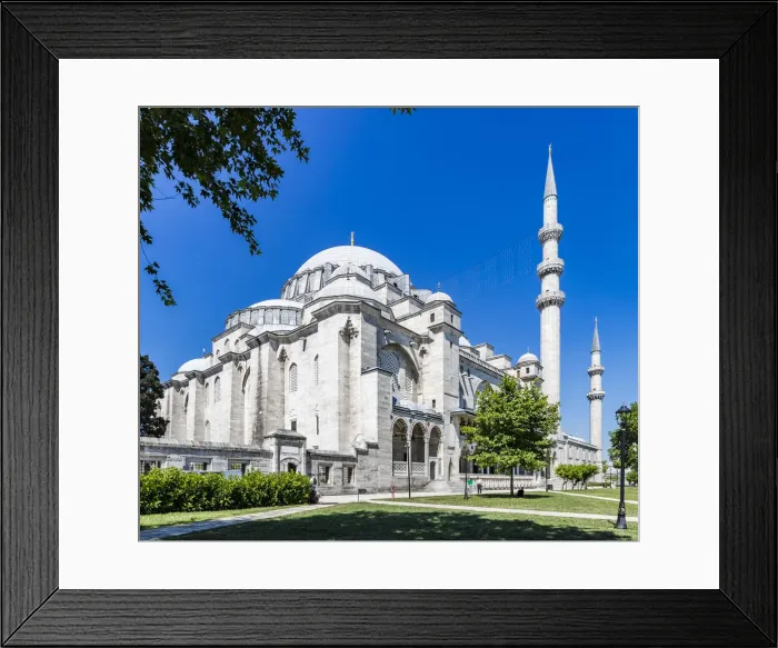 Framed Print : Süleymaniye Mosque in Istanbul, Turkey Framed Print : Süleymaniye Mosque in Istanbul, Turkey