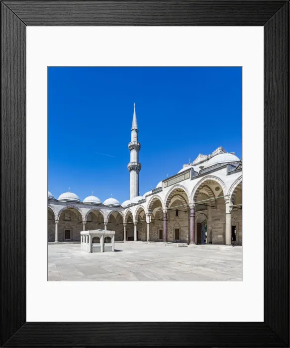 Framed Print : Süleymaniye Mosque in Istanbul, Turkey Framed Print : Süleymaniye Mosque in Istanbul, Turkey
