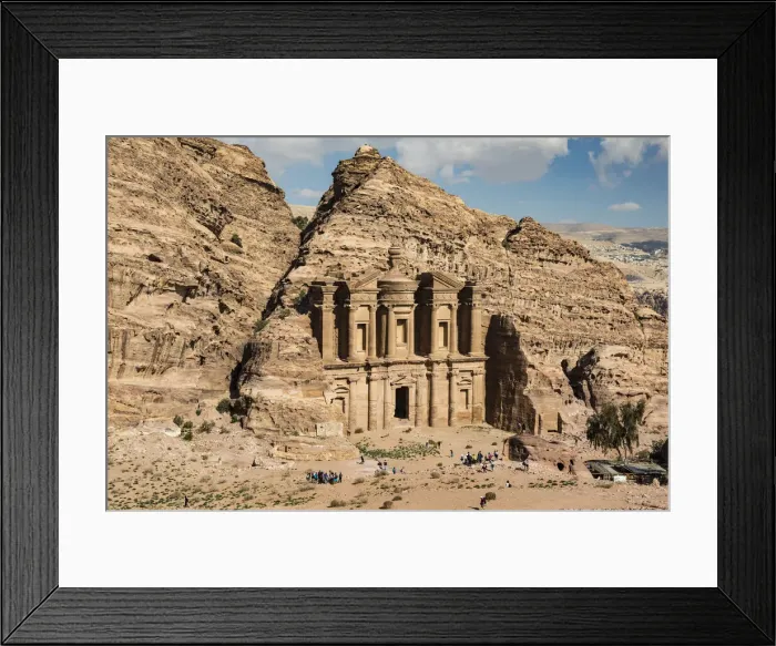 Framed Print : The Monastery at Petra, Jordan Framed Print : The Monastery at Petra, Jordan