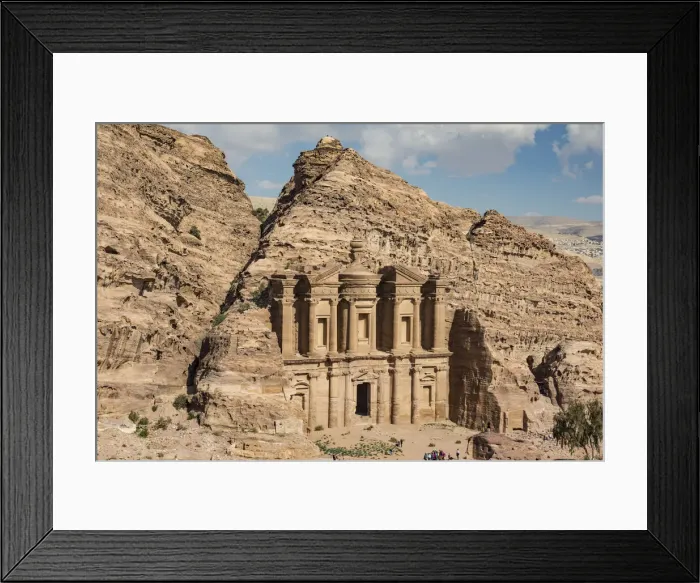 Framed Print : The Monastery at Petra, Jordan Framed Print : The Monastery at Petra, Jordan