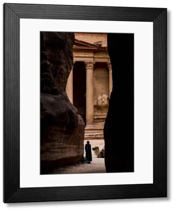 Framed Print : The Treasury at Petra, Jordan