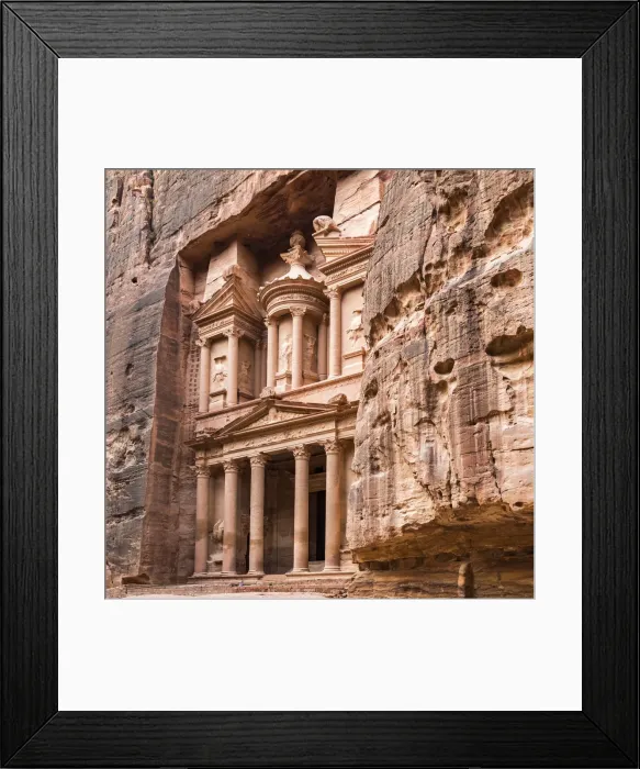 Framed Print : The Treasury at Petra, Jordan