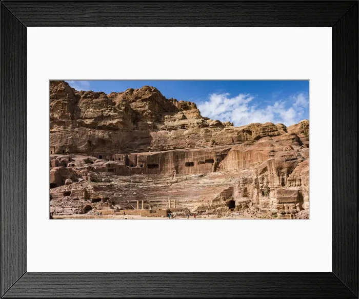 Framed Print : The Theatre at Petra, Jordan Framed Print : The Theatre at Petra, Jordan
