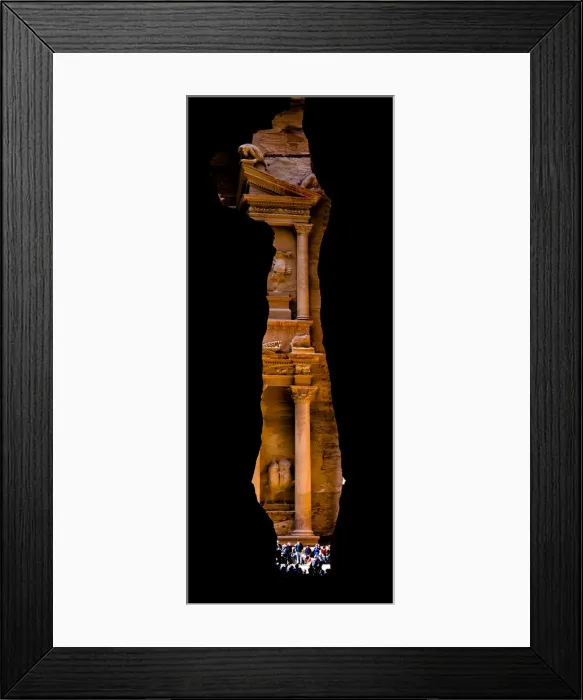 Framed Print : The Treasury at Petra, Jordan