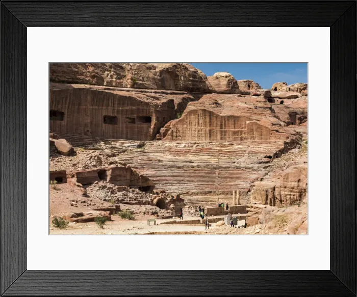 Framed Print : The Theatre at Petra, Jordan Framed Print : The Theatre at Petra, Jordan