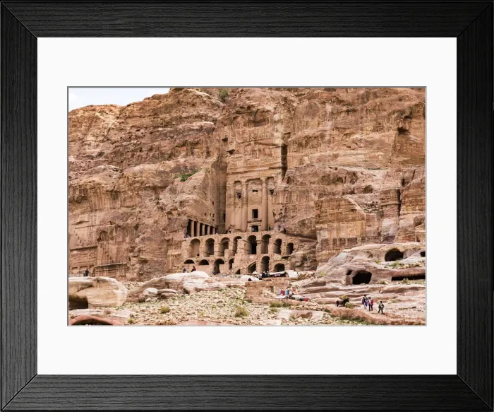 Framed Print : The royal burial tombs at Petra, Jordan Framed Print : The royal burial tombs at Petra, Jordan