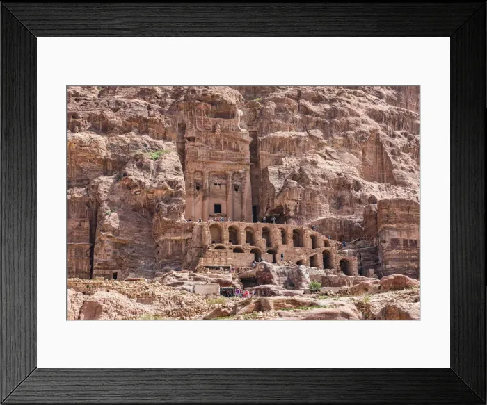 Framed Print : The royal burial tombs at Petra, Jordan Framed Print : The royal burial tombs at Petra, Jordan