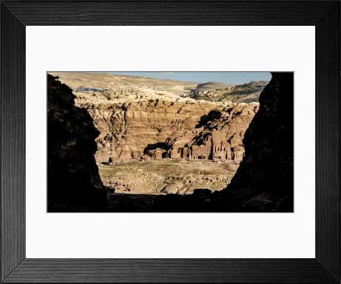 Framed Print : The royal burial tombs at Petra, Jordan Framed Print : The royal burial tombs at Petra, Jordan