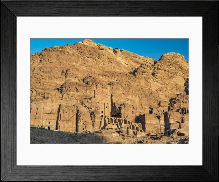 Framed Print : The royal burial tombs at Petra, Jordan Framed Print : The royal burial tombs at Petra, Jordan