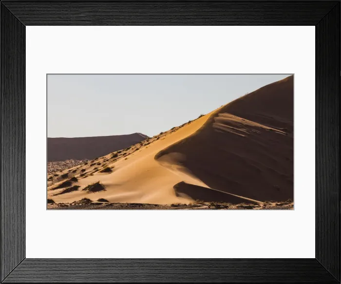 Framed Print : A sand dune in Namib-Naukluft National Park, Namibia