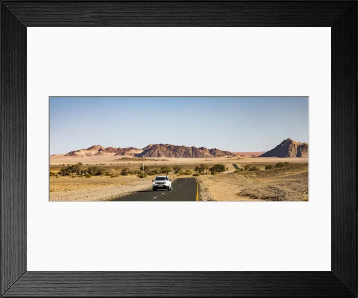 Framed Print : Desert scenery in Namib-Naukluft National Park, Namibia