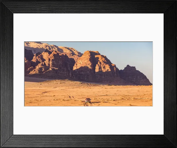 Framed Print : Desert scenery at Wadi Rum, Jordan Framed Print : Desert scenery at Wadi Rum, Jordan