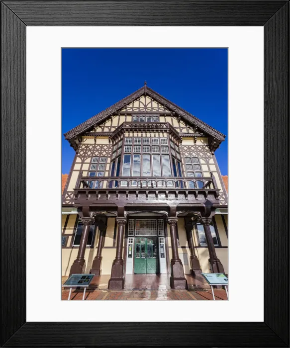 Framed Print : Rotorua Museum in Roturua, Bay of Plenty, in New Zealand