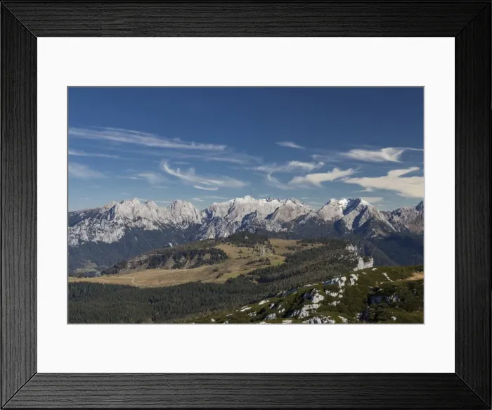Framed Print : The view from Steinplatte, Tyrol, Austria Framed Print : The view from Steinplatte, Tyrol, Austria