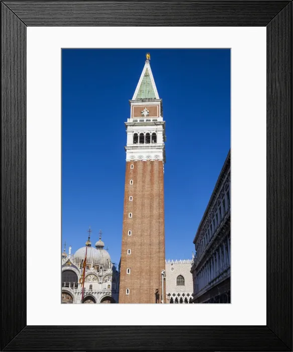 Framed Print : The Campanile, Venice, Italy