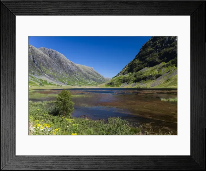 Framed Print : Loch Achtriochtan, Glen Coe, Scotland