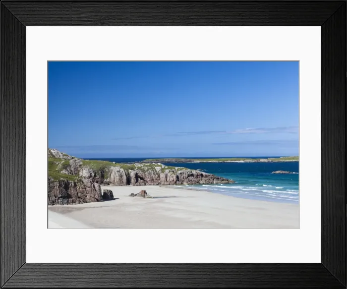 Framed Print : Ceannabeinne beach, Durness, Scotland