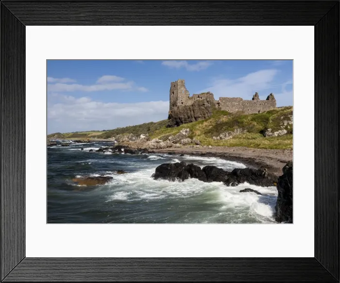 Framed Print : Dunure Castle, Dunure, Scotland