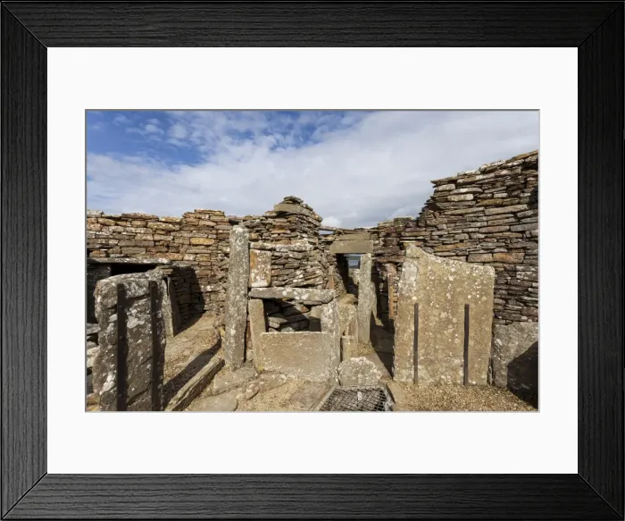 Framed Print : The Broch of Gurness, Orkney, Scotland