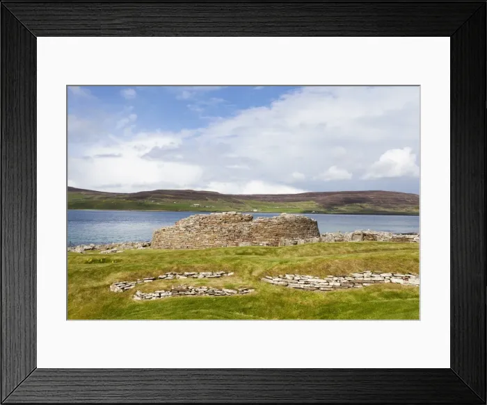 Framed Print : The Broch of Gurness, Orkney, Scotland