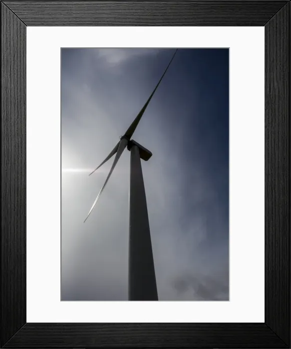 Framed Print : An aerogenerator in Orkney, Scotland