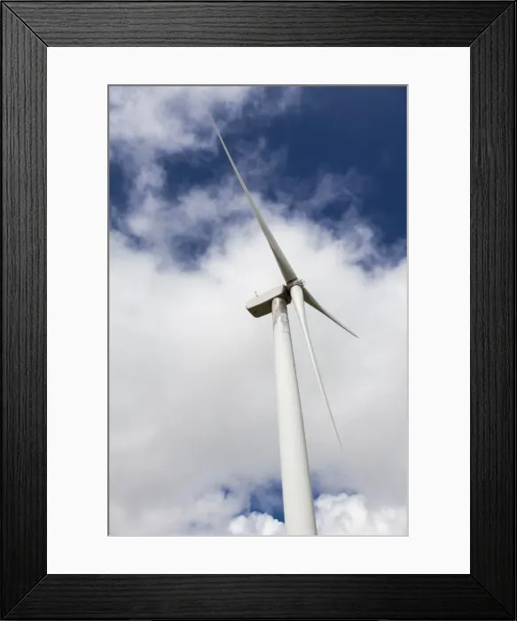 Framed Print : An aerogenerator in Orkney, Scotland