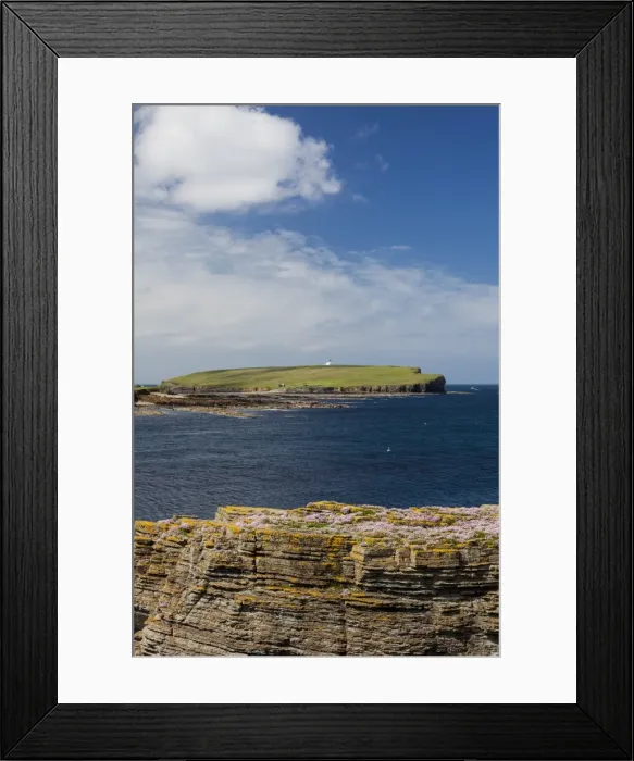 Framed Print : Brough of Birsay in Orkney, Scotland