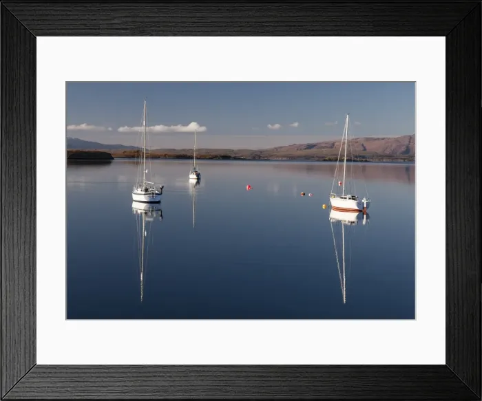 Framed Print : Connel Bay in Argyll and Bute, Scotland