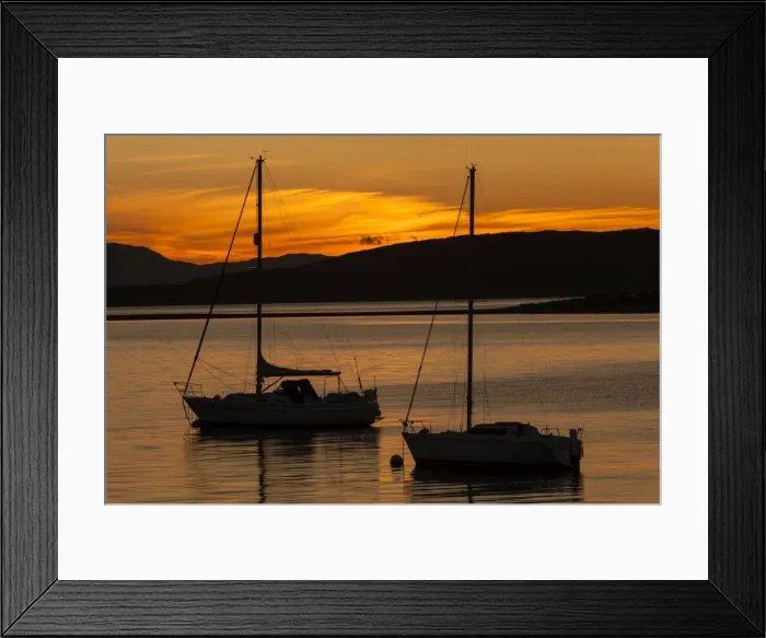 Framed Print : Connel Bay in Argyll and Bute, Scotland