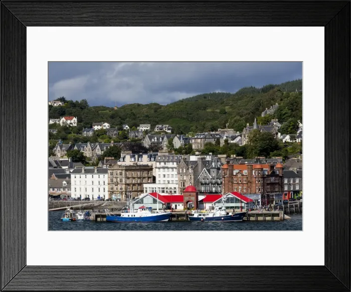 Framed Print : Oban in Argyll and Bute, Scotland Framed Print : Oban in Argyll and Bute, Scotland