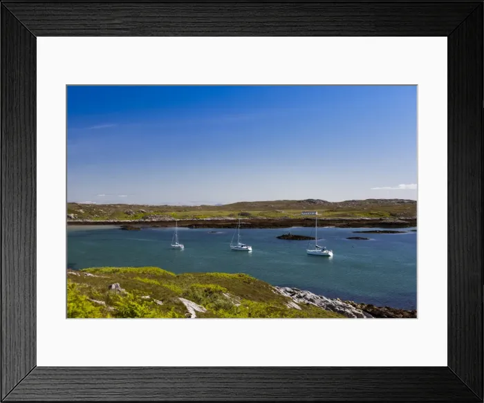 Framed Print : Loch Eatharna in Coll, Scotland