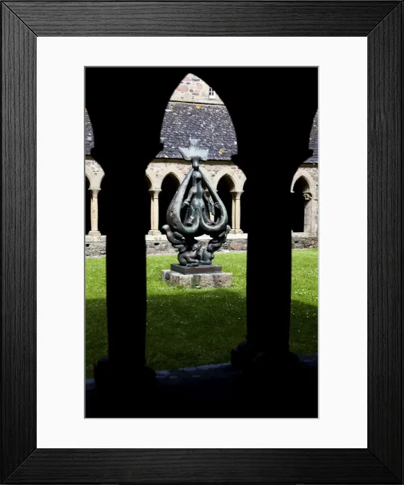 Framed Print : The Cloister in Iona Abbey, Scotland