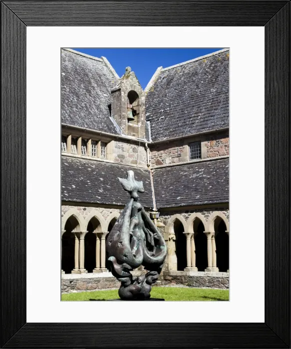 Framed Print : The Cloister in Iona Abbey, Scotland Framed Print : The Cloister in Iona Abbey, Scotland