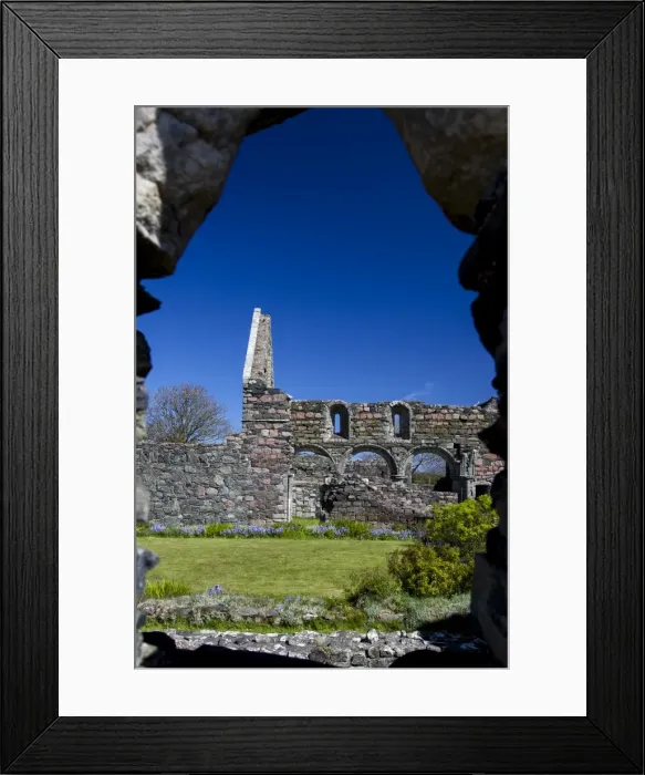 Framed Print : The Nunnery on the island of Iona, Scotland