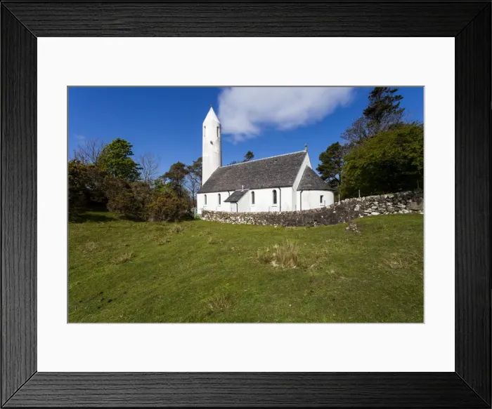 Framed Print : Kilmore Church, Dervaig, Mull, Scotland